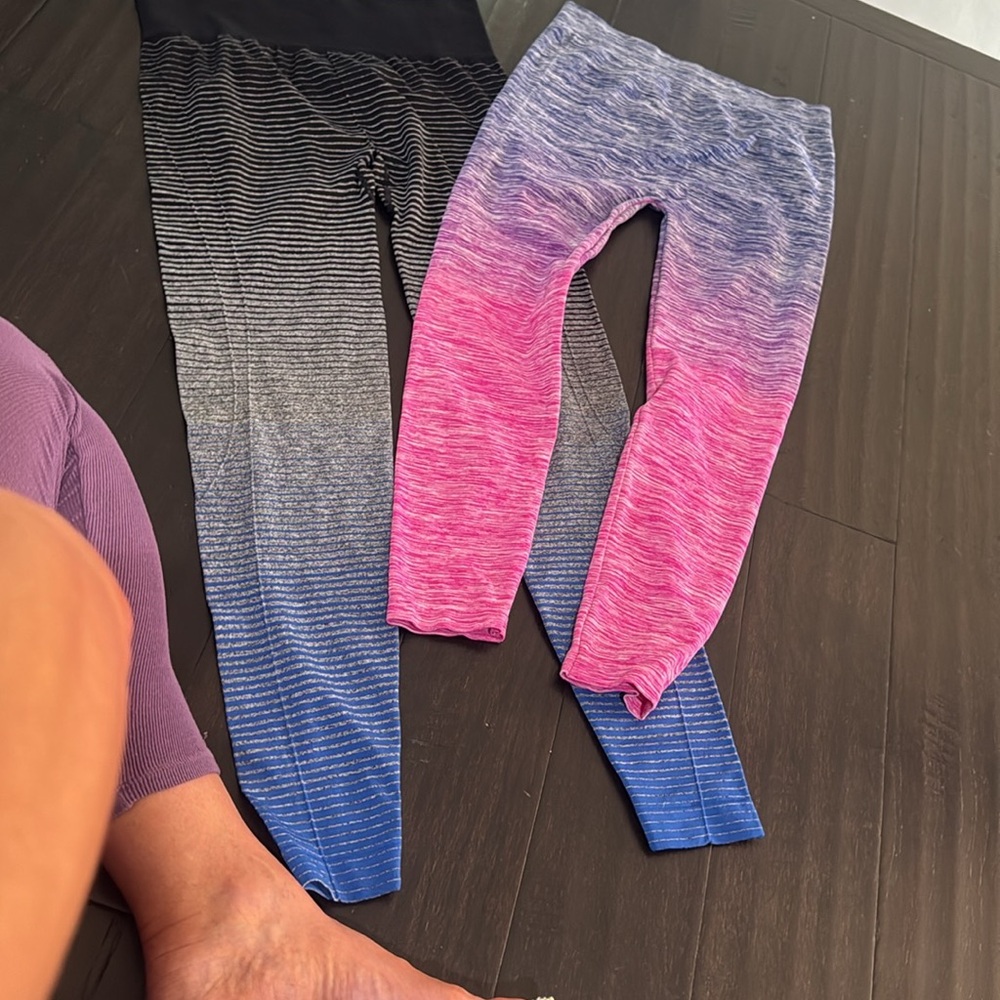 Marika workout pants both new no tags small extra stretchy